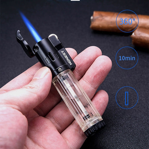HONEST Durable Gas/Butane Lighter Torch with Blue Flame