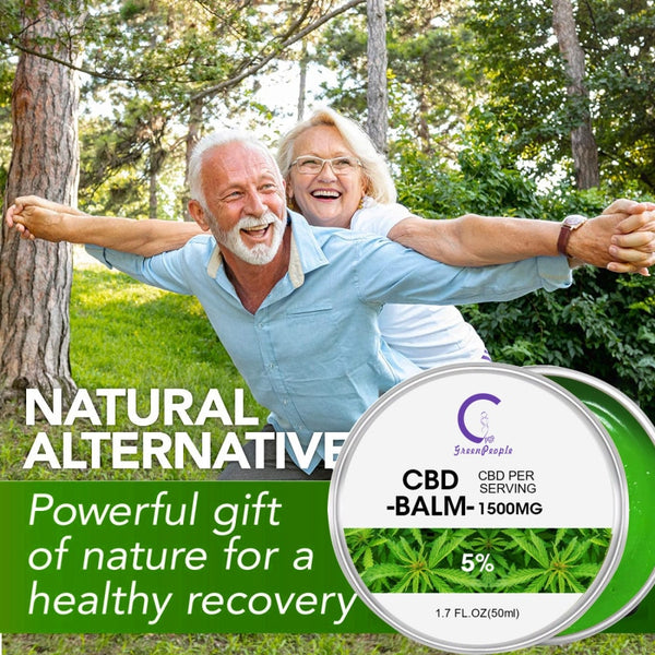 GreenPeople Organic 10ML Hemp/CBD Balm - for Skin, Pain Relief, Joint Pain & Skin Care